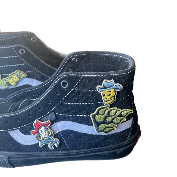 Size 8 - VANS Elijah Berle x Skate Sk8- Decon High Black - Picture 2 of 12